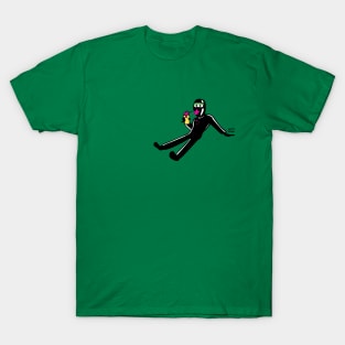 Ninja making a mess with his drink! T-Shirt